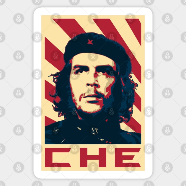 Che Guevara Retro Propaganda Sticker by Nerd_art